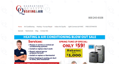 Desktop Screenshot of gqheatingandair.com